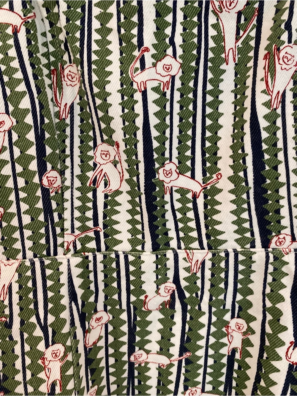 Playful Lion Print Mini Dress - Picture 3 of 8